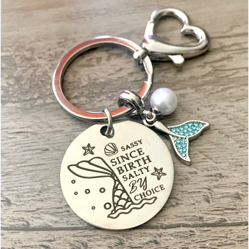 Sassy mermaid key chain!